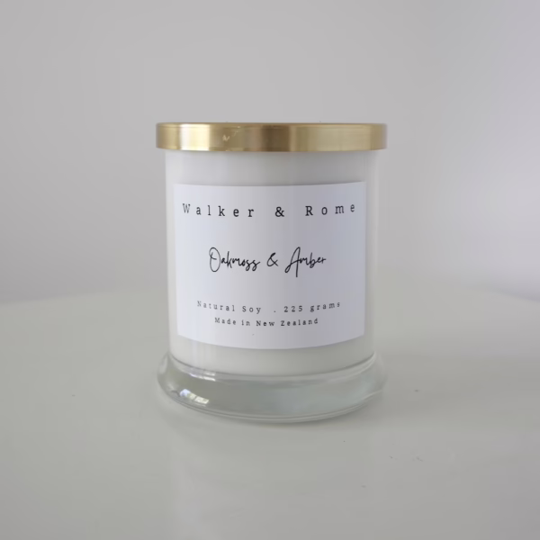 Walker & Rome Oakmoss + Amber Candle