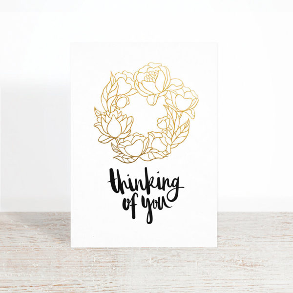 Thinking of you Card by Knucklebones Design