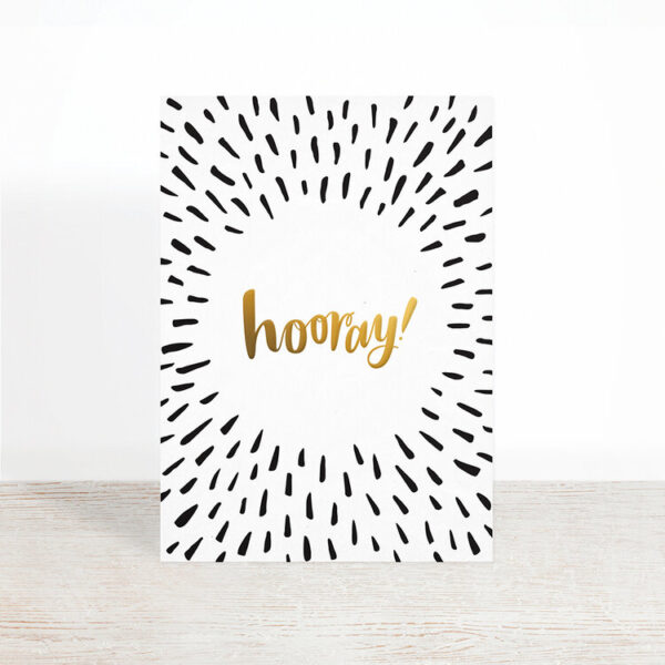 Hooray Card by Knucklebones Design