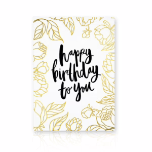Happy Birthday Card by Knucklebones Design