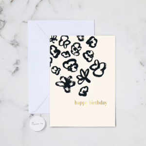 HB FLEURS FOIL GREETING CARD