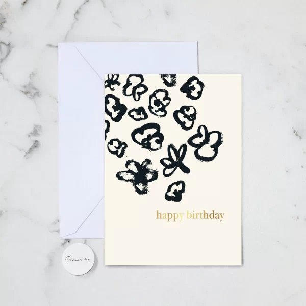 HB FLEURS FOIL GREETING CARD