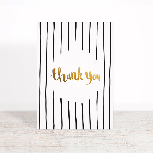 Thank You Card by Knucklebones Design