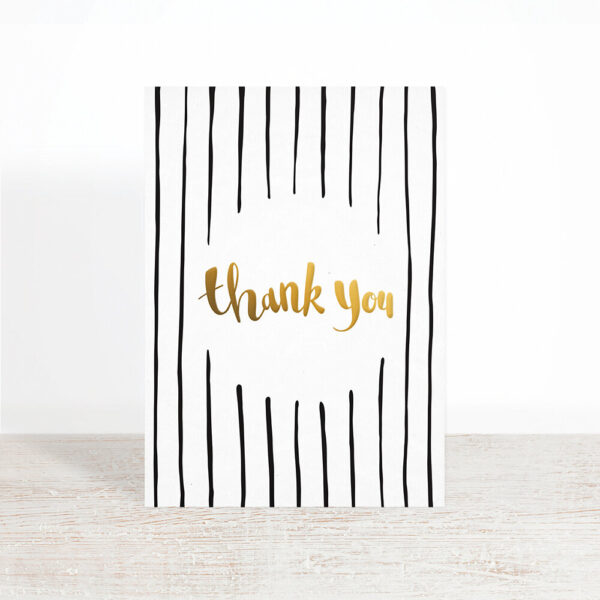 Thank You Card by Knucklebones Design