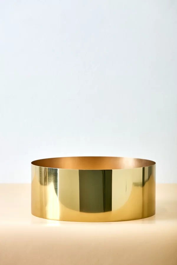 Urban Eden Co | Basin Vase Brass