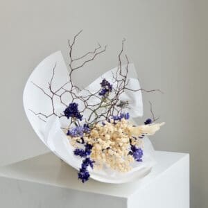 Blue Dried Bouquet - Image 2