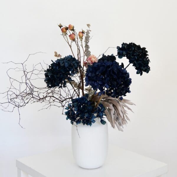 Navy Hydrangea and Silvertree