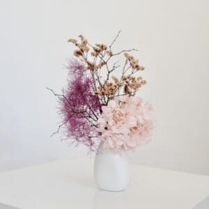 White Mini with Hydrangeas - Image 3