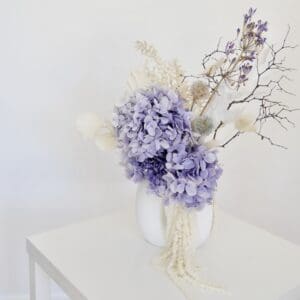 Purple Hydrangea in White - Image 2