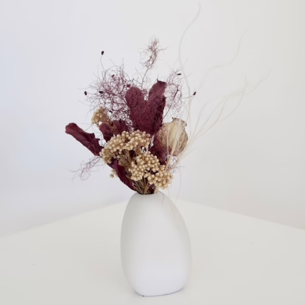 Mini with Smokebush