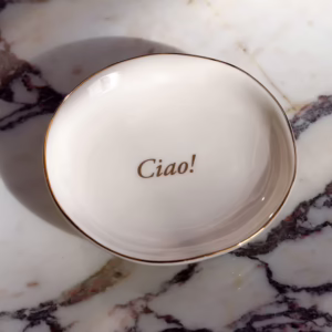 Ciao Ceramic Plate from Pompeii Home