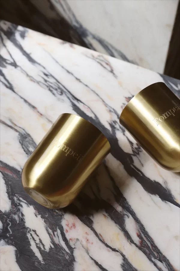 CAPRI | Solid Brass Candle from Pompeii Home