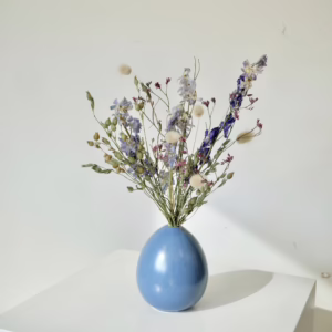 Delphinium and Bunny in Blue