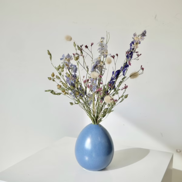 Delphinium and Bunny in Blue