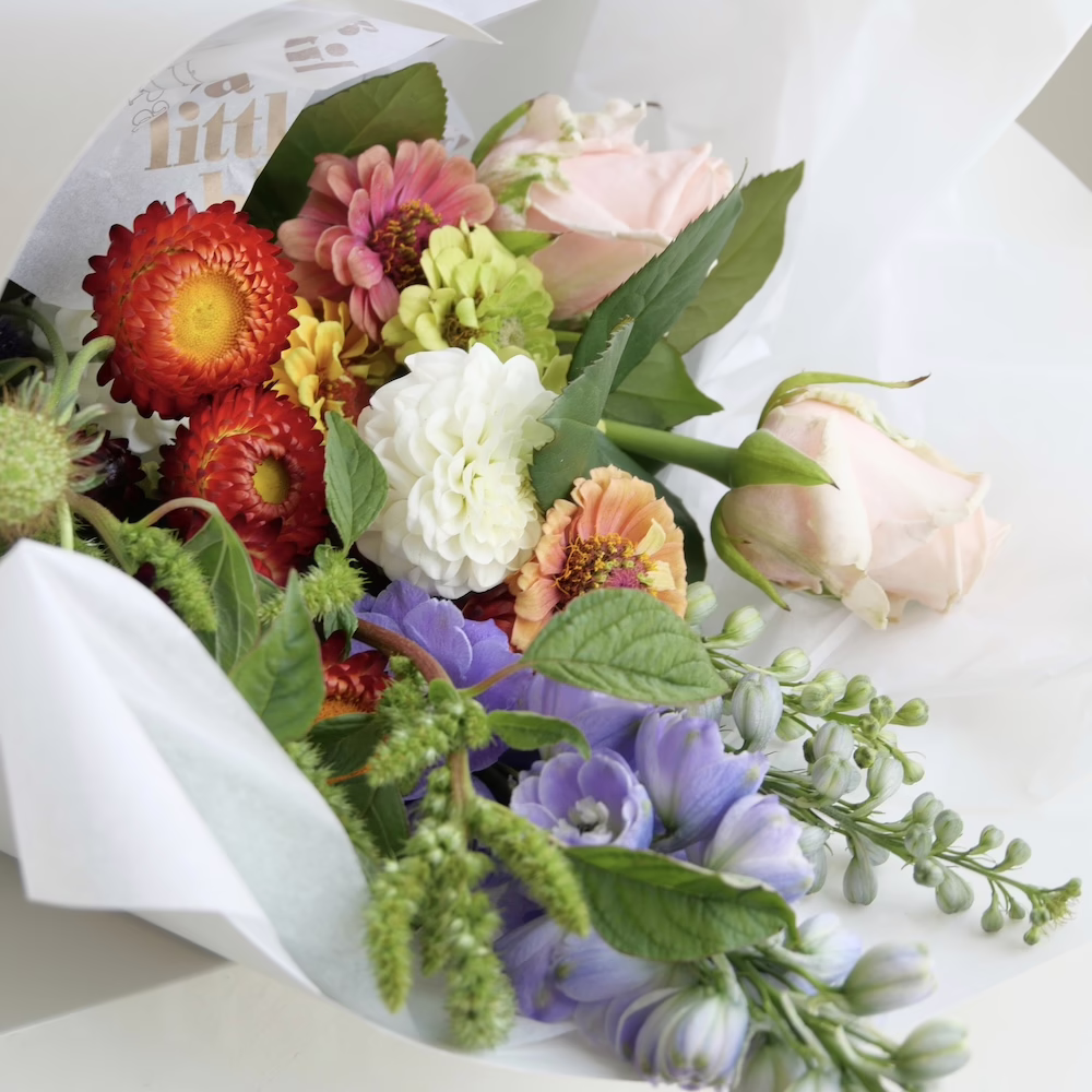 Seasonal Reds + Green Bouquet - Image 2