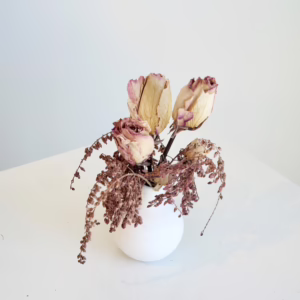 Dried Roses and Pieris Mini