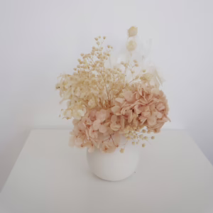 Pink and white in White