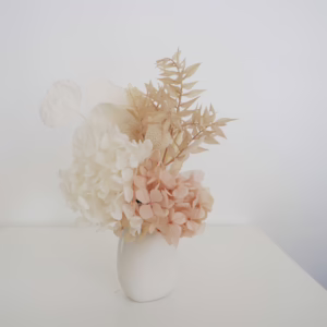 Pink and White mini in White