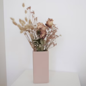 Rose and Bunnies in Blush