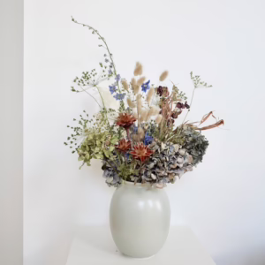 Blue Hydie with Queens Anne Lace