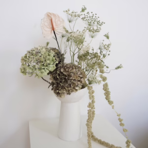 Green Hydie with Anthurium