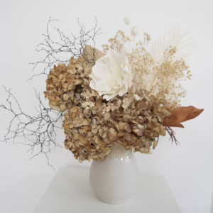 White Magnolia and Hydrangea