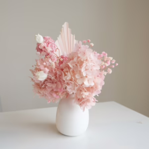 Soft Pink and Pink in White Mini