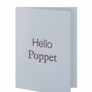 Hello Poppet Card