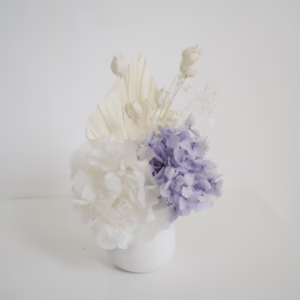 Purple and White mini in White