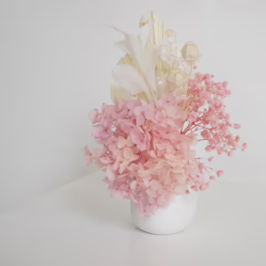 Pink + White Mini in White